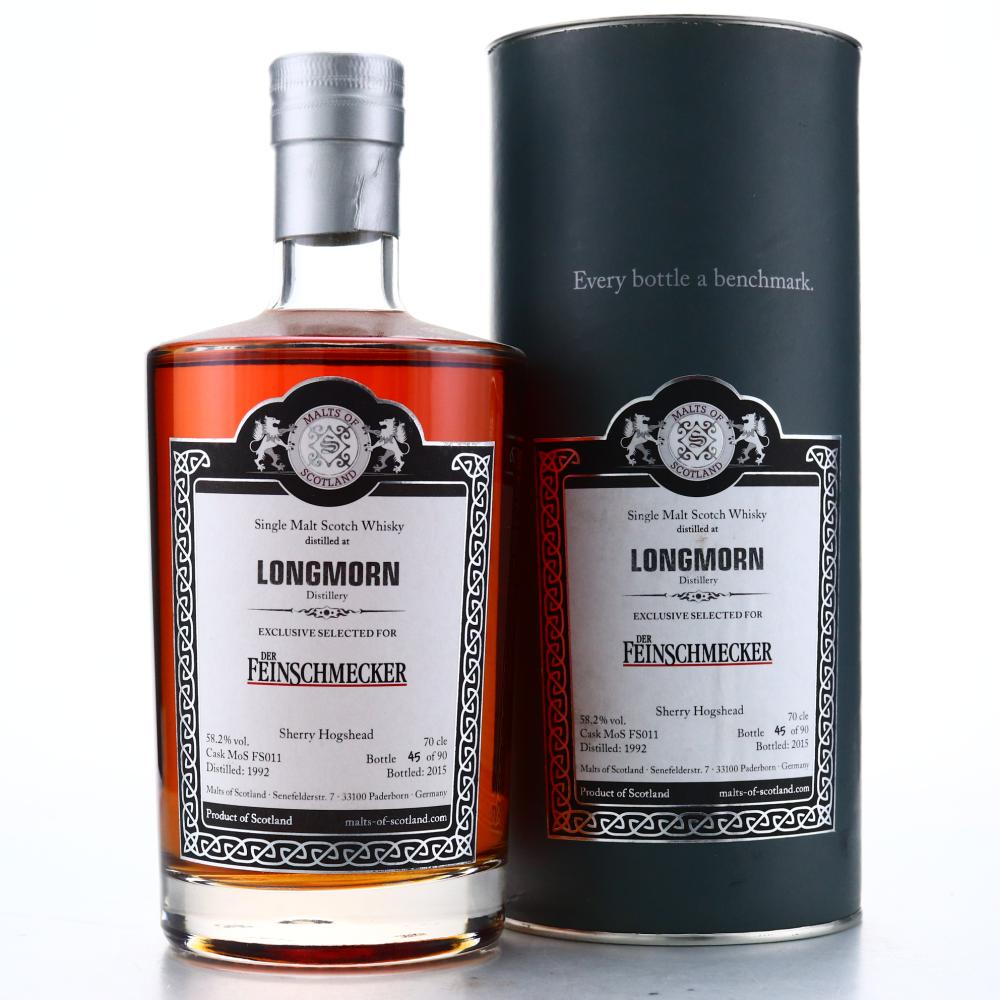 Longmorn 1992 Malts of Scotland Sherry Hogshead / Der Feinschmecker