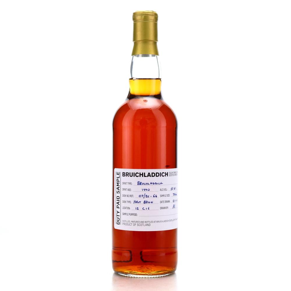 Bruichladdich 1990 Single Haut Brion Cask Duty Paid Sample