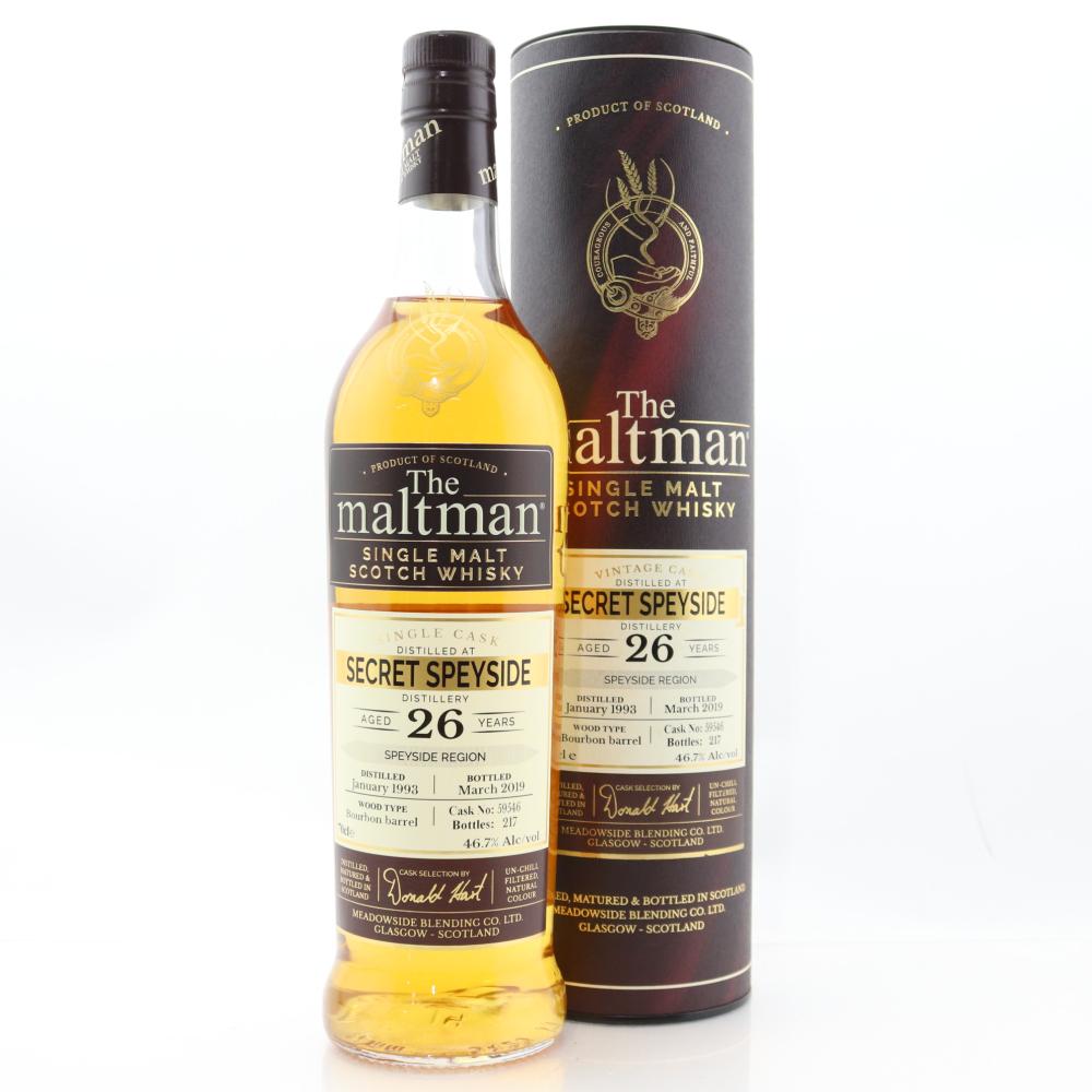 Speyside Single Malt 1993 Maltman 26 Year Old
