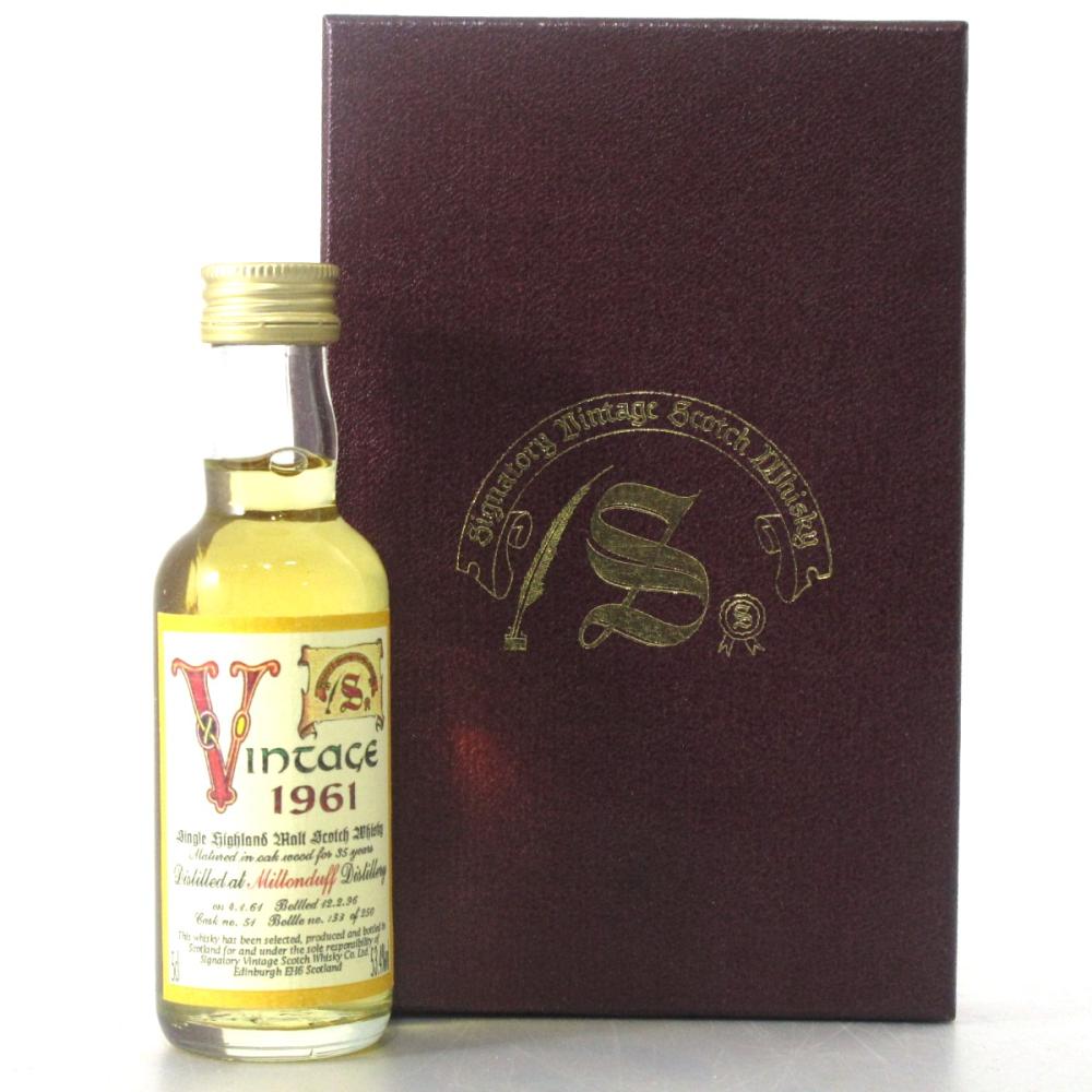 Miltonduff 1961 Signatory Vintage 35 Year Old Miniature 5cl