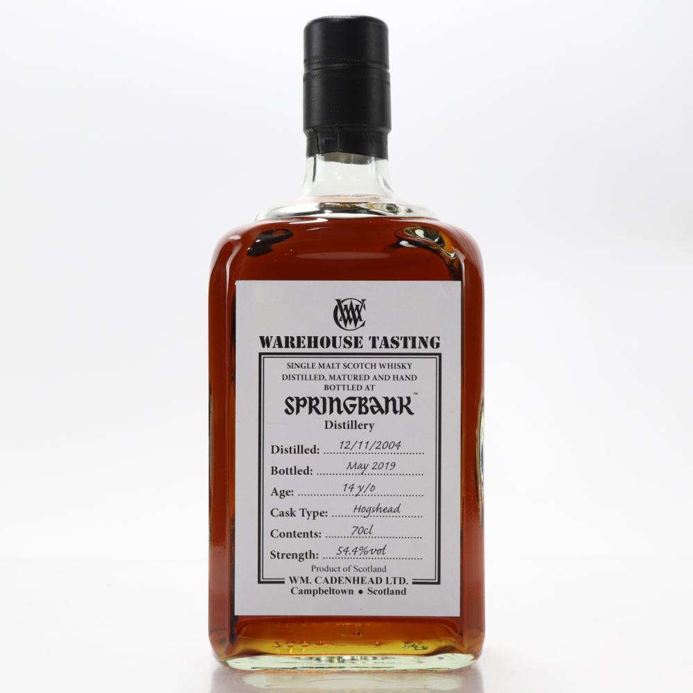 Springbank 2004 Single Hogshead 14 Year Old / Warehouse Tasting