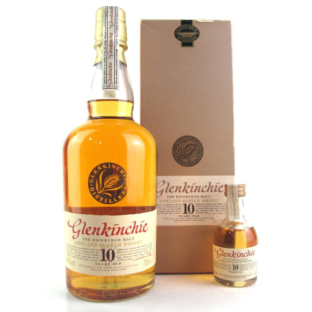 Glenkinchie 10 Year Old / Including 5cl Miniature