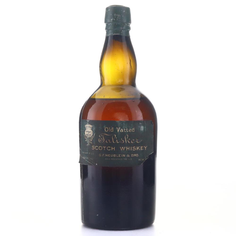 Old Vatted Talisker 10 Year Old Scotch Whisky circa 1910s / US Import