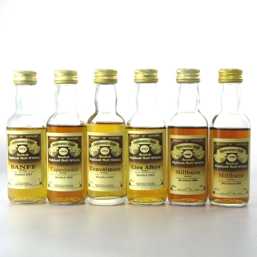 Gordon and MacPhail Closed Distillery Miniatures x 6 / Including Caperdonich 1968