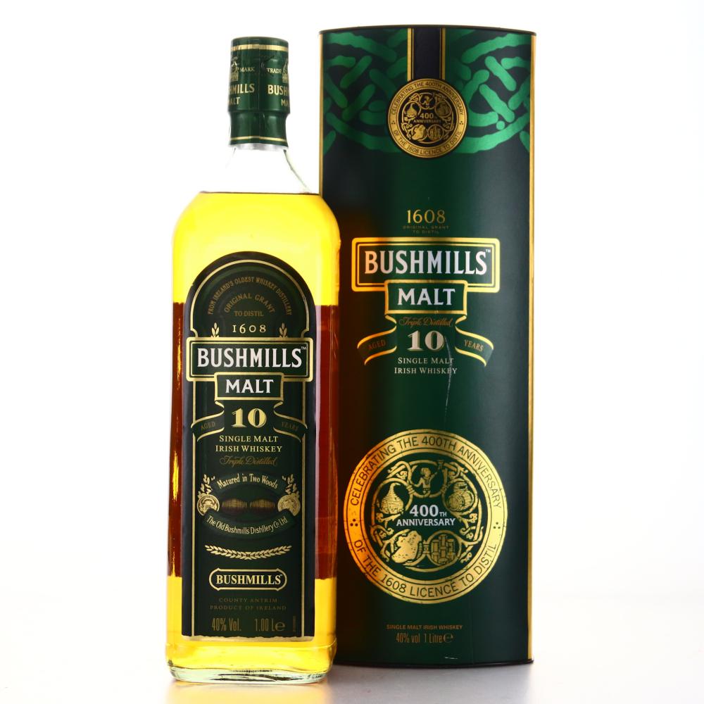 Bushmills 10 Year Old Single Malt 1 Litre / 400th Anniversary