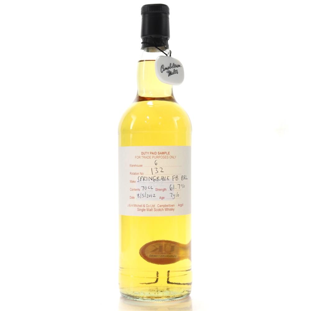 Springbank 2012 Duty Paid Sample 7 Year Old / Fresh Bourbon Barrel
