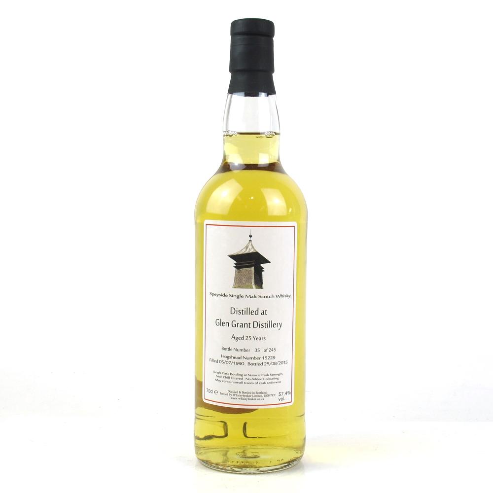 Glen Grant 1990 Whisky Broker 25 Year Old