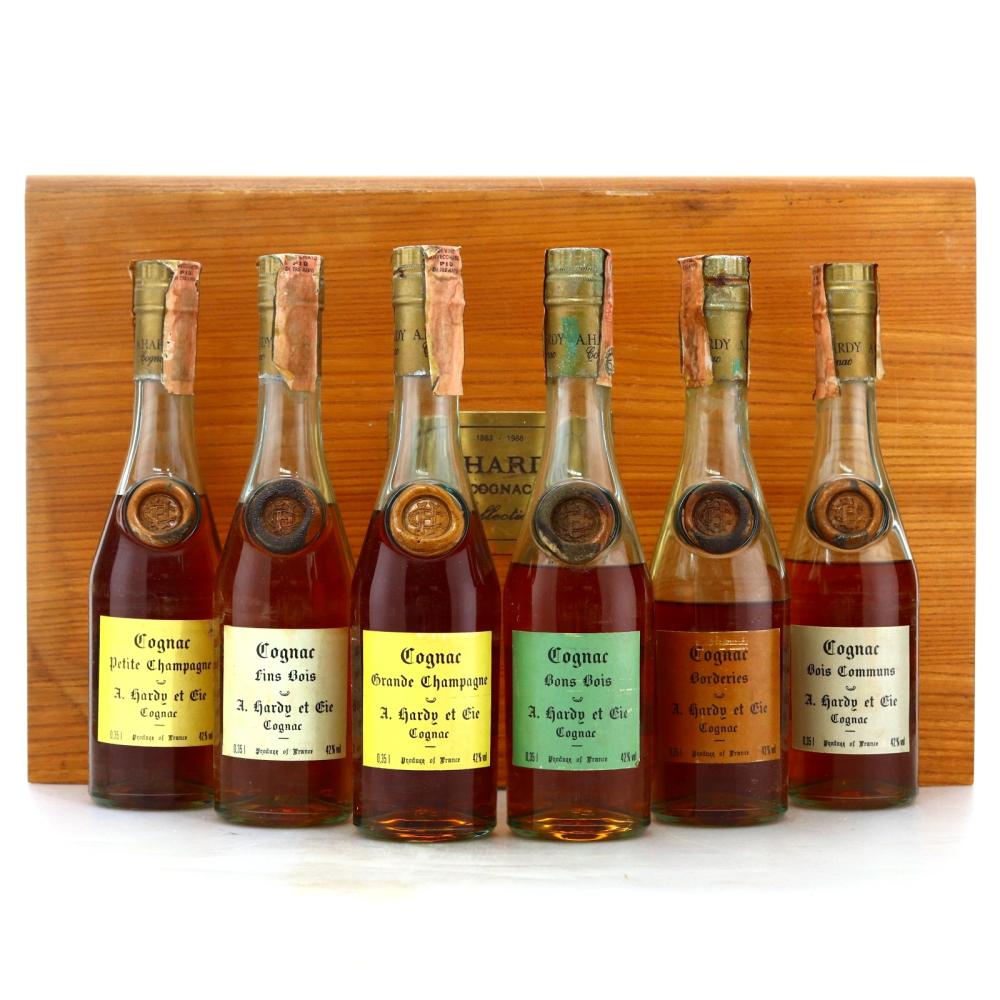A. Hardy Cognac Collection 6 x 35cl