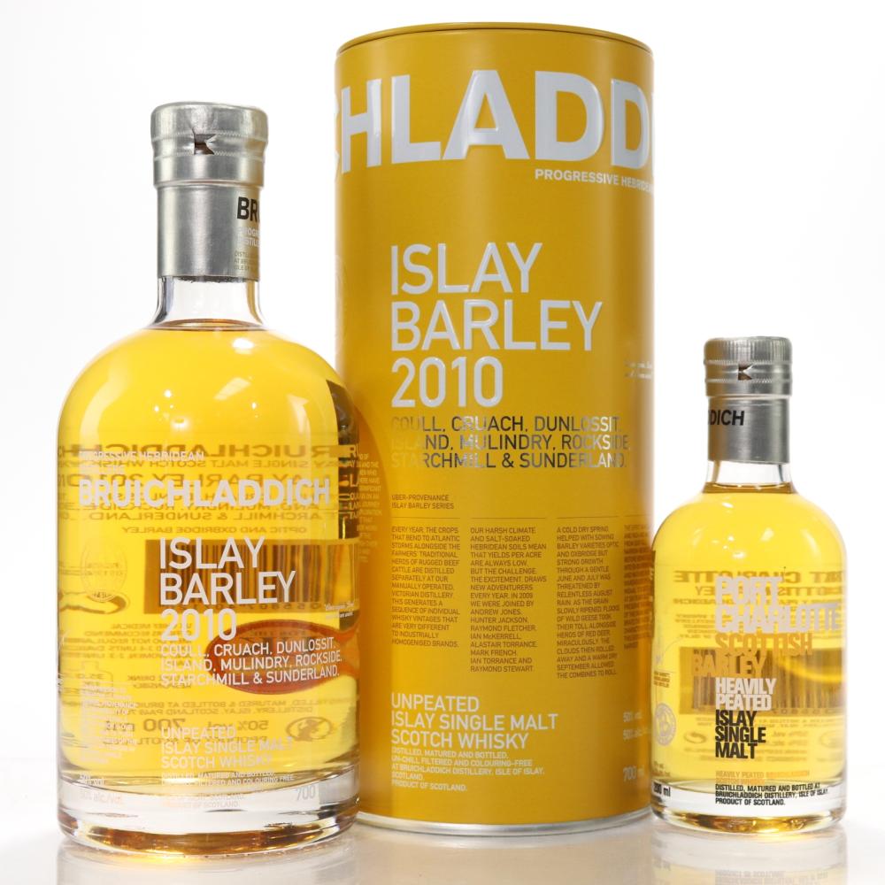 Bruichladdich 2010 Islay Barley / with Port Charlotte Scottish Barley 20cl