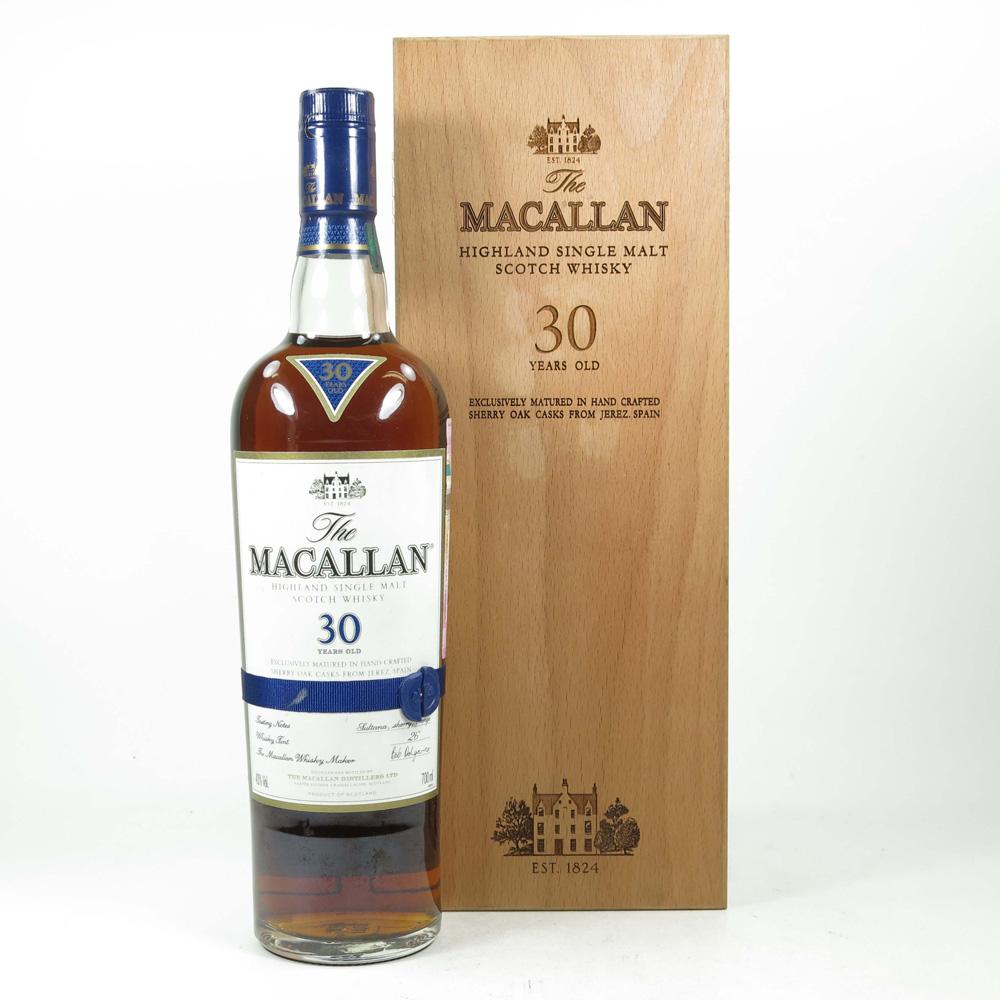 Macallan 30 Year Old Unofficial Wooden Box