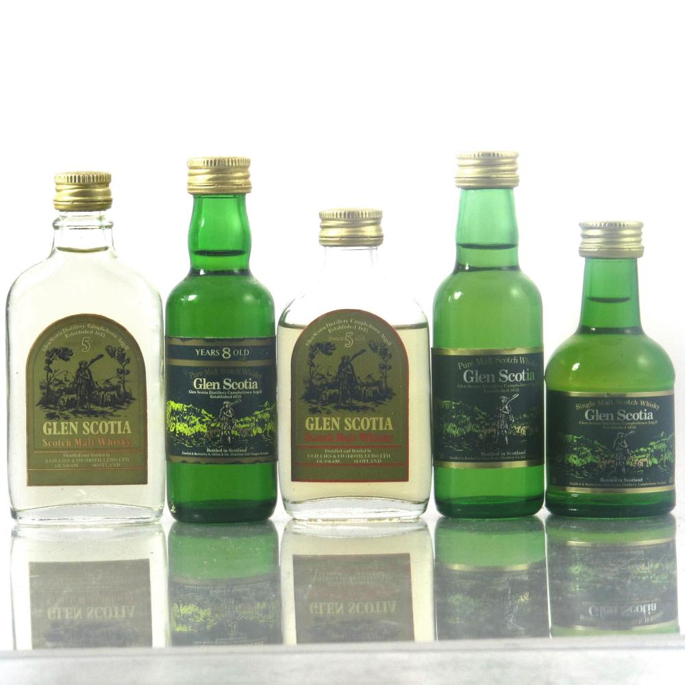 Glen Scotia Miniatures x 5