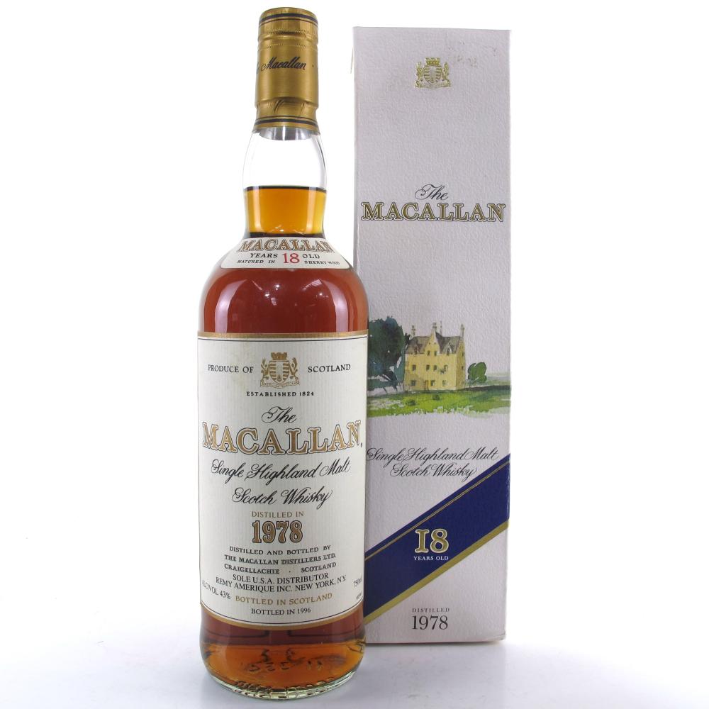 Macallan 18 Year Old 1978 75cl / US Import