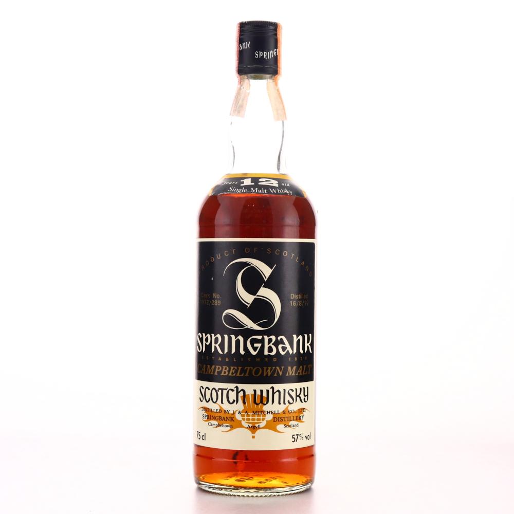 Springbank 1972 Single Cask 12 Year Old #289