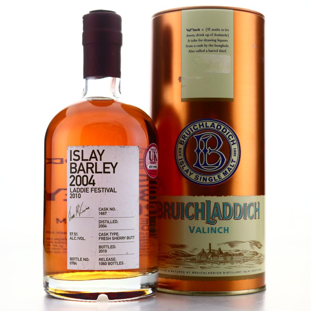 Bruichladdich 2004 Valinch Islay Barley / Feis Ile 2010