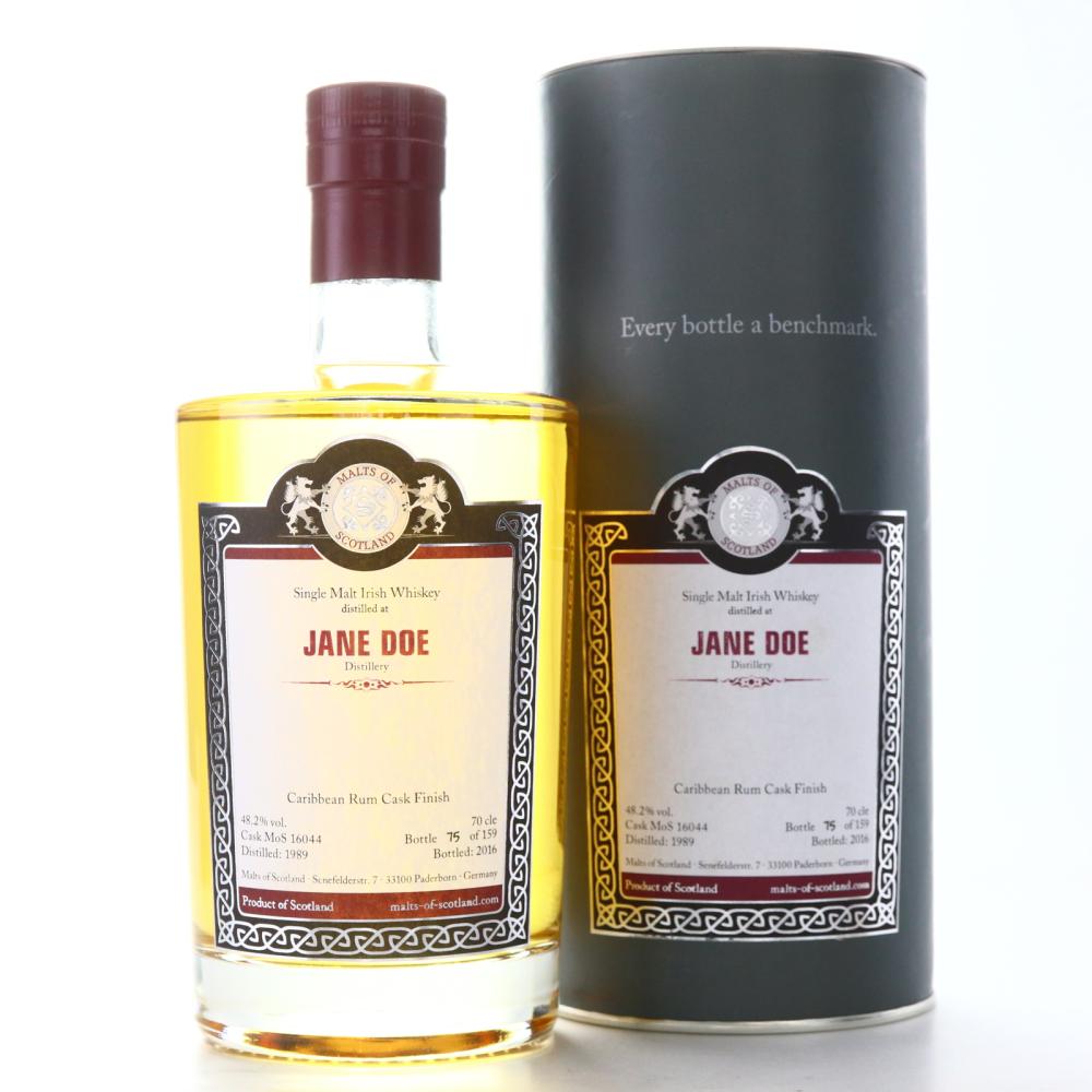 Jane Doe 1989 Malts of Scotland Caribbean Rum Finish