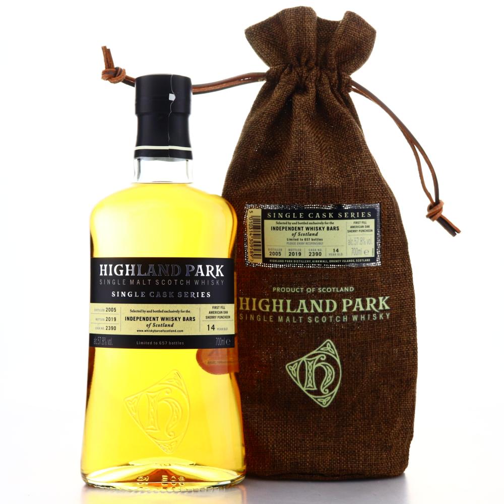 Highland Park 2005 Single Cask 14 Year Old #2390 / Independent Whisky Bars of Scotland