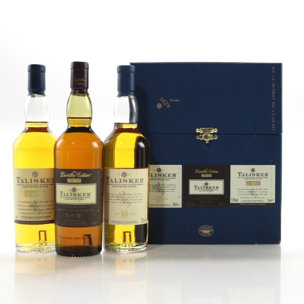 Talisker Gift Pack 3 x 20cl / including 1999 Distiller's Edition