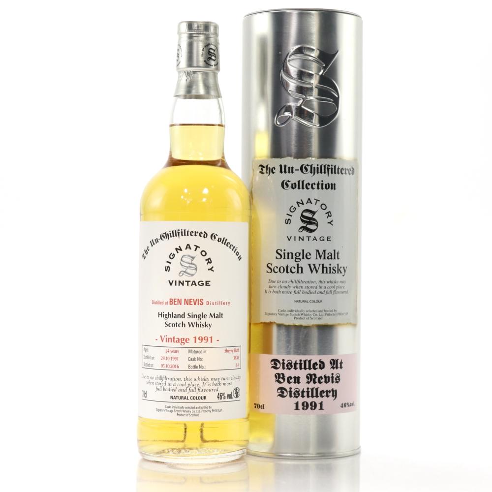 Ben Nevis 1991 Signatory Vintage 24 Year Old