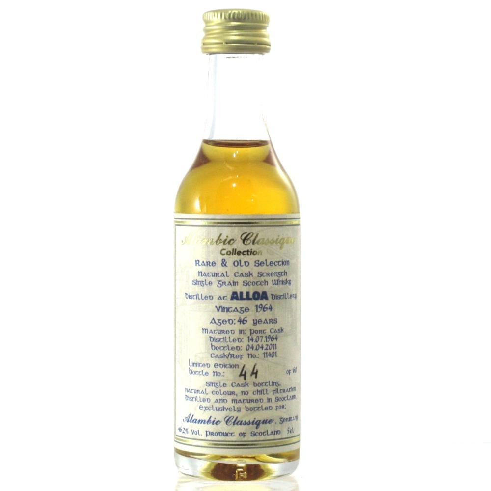 Alloa 1964 Alambic Classique 46 Year Old Miniature 5cl