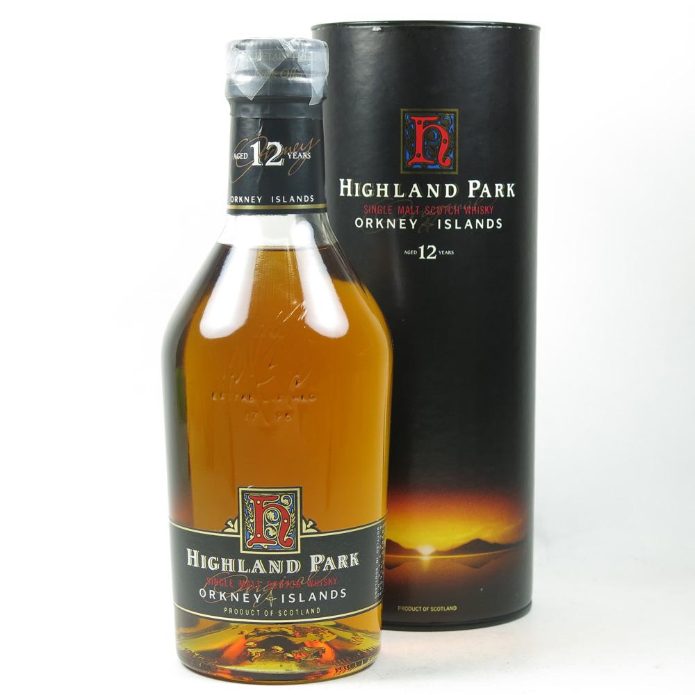 Highland Park 12 Year Old Red 'H' Over Black 1990s 