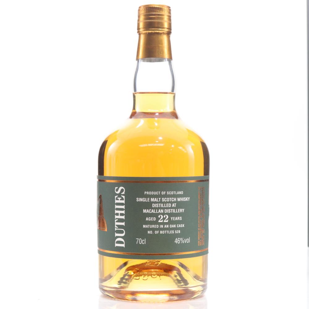Macallan 22 Year Old Cadenhead's Duthies