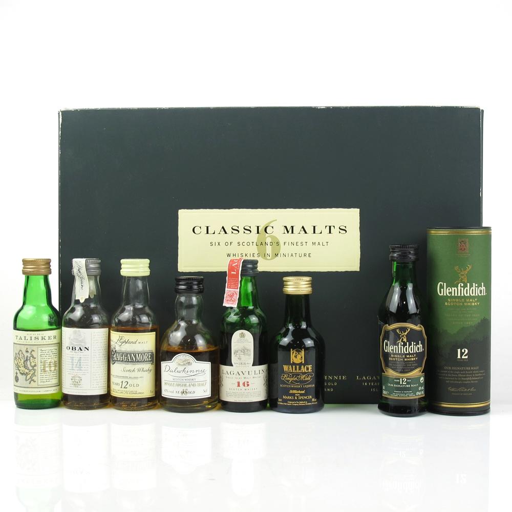 Classic Malt 6 x 5cl Gift Set and Glenfiddich 12 5cl