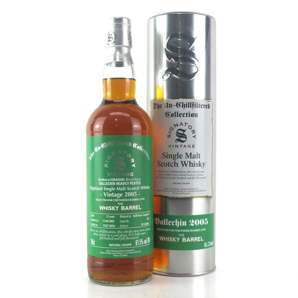 Edradour / Ballechin 2005 Signatory Vintage 12 Year Old / The Whisky Barrel