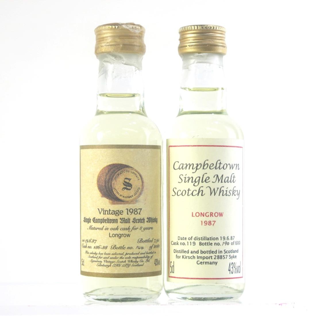 Longrow 1987 Miniature Selection 2 x 5cl