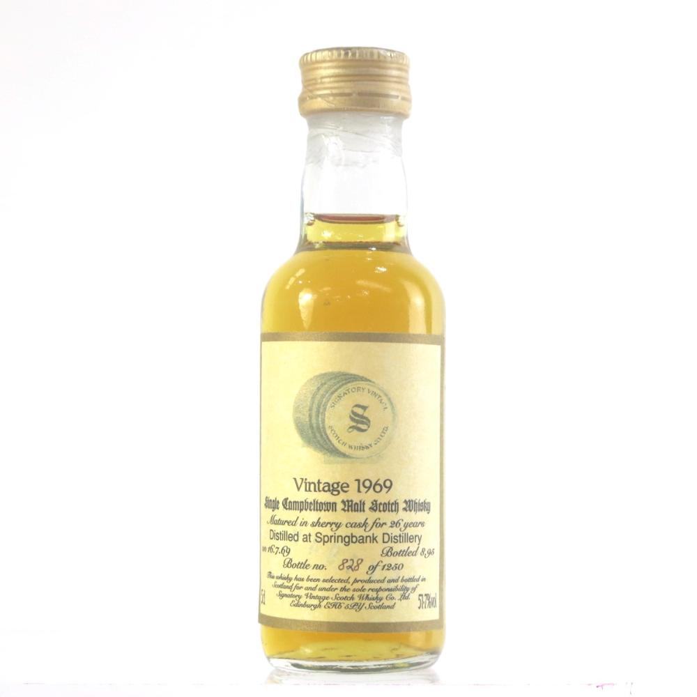 Springbank 1969 Signatory Vintage 26 Year Old Miniature 5cl