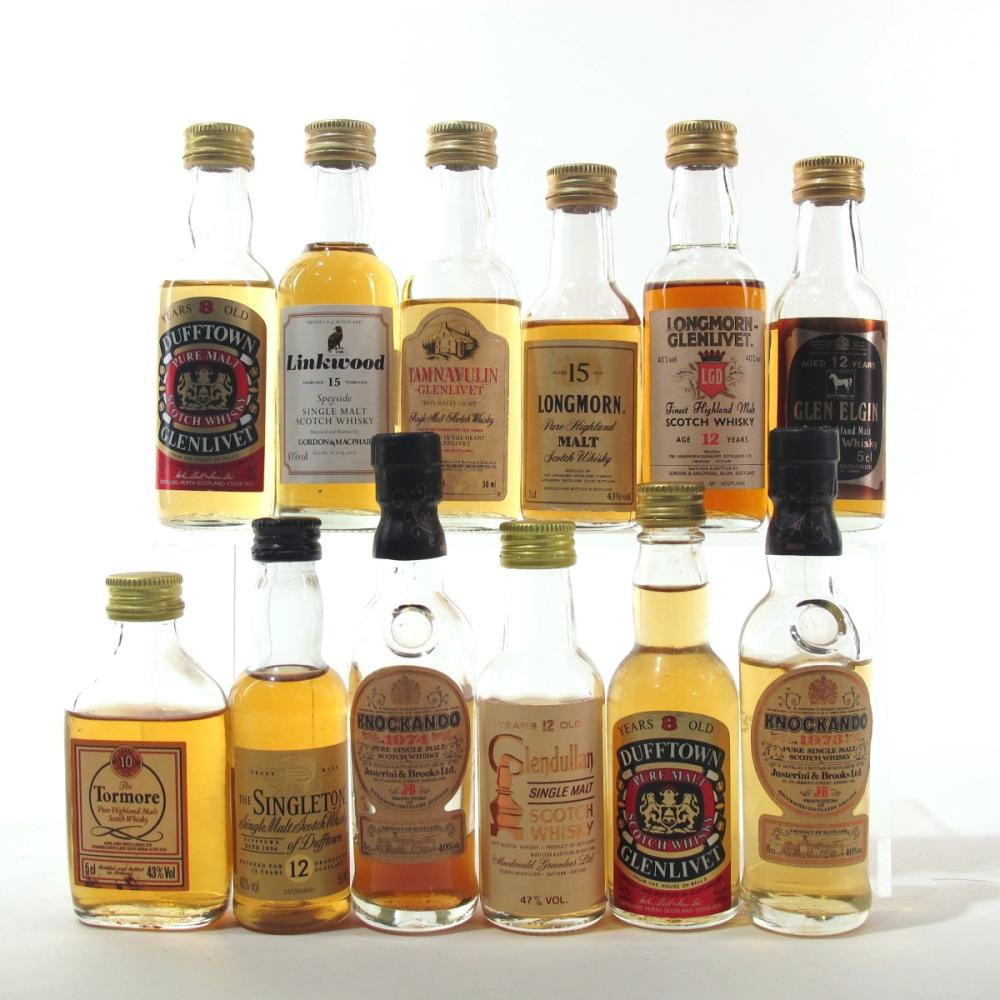 Highland Single Malt Miniatures 12 x 5cl