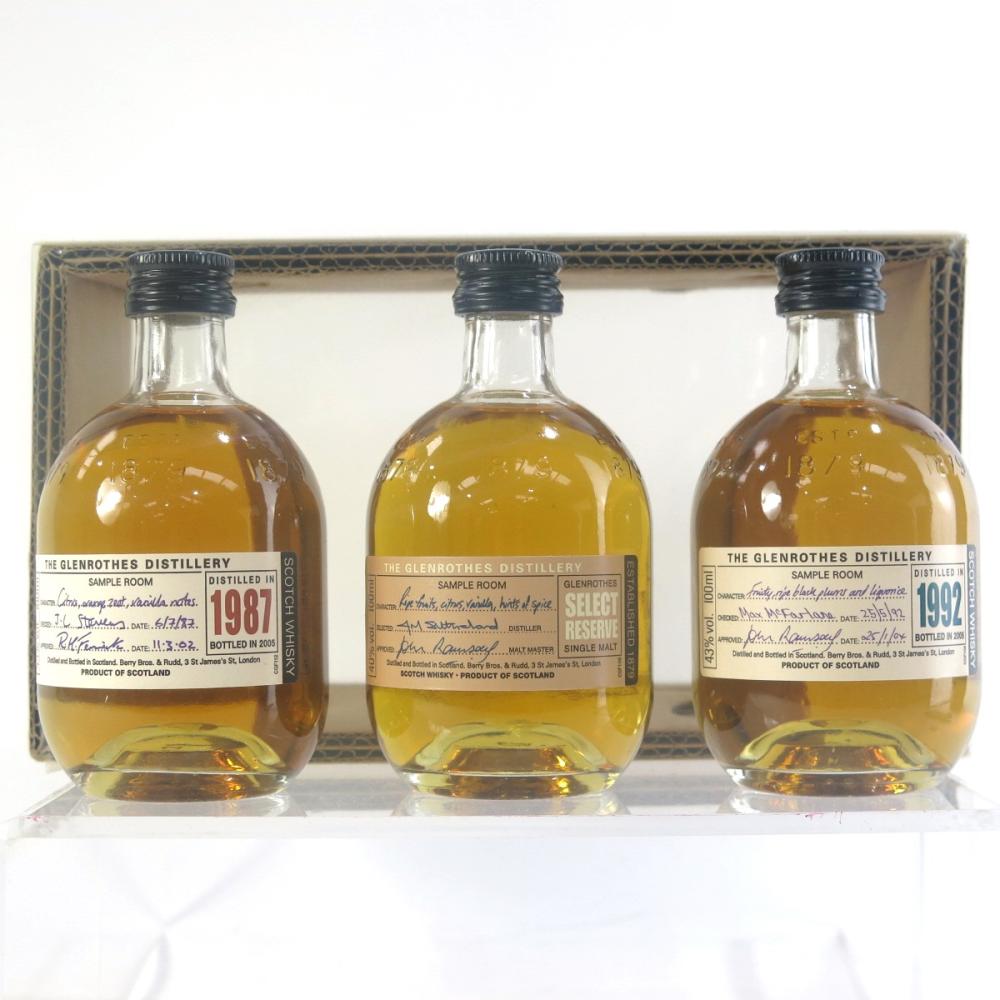 Glenrothes Gift Set 3 x 10cl / Including 1987
