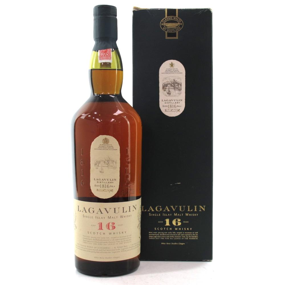 Lagavulin 16 Year Old White Horse Bottling 1 Litre / NAAFI Stores