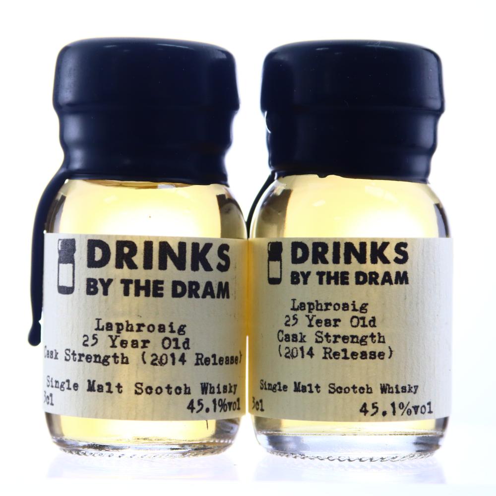 Laphroaig 25 Year Old Cask Strength 2014 Edition Samples x 2