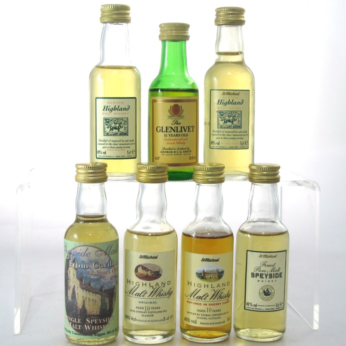 Speyside and Highland Miniature Selection 7 x 5cl