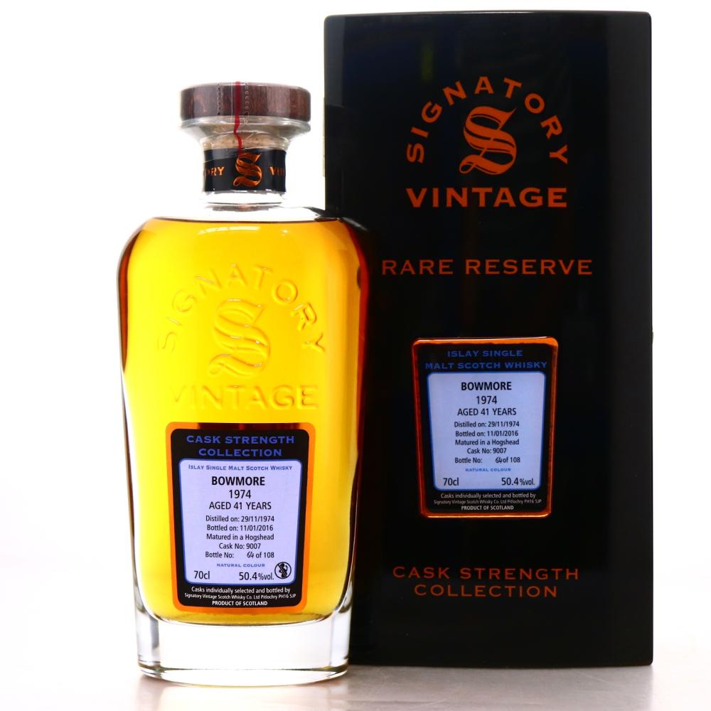 Bowmore 1974 Signatory Vintage 41 Year Old Cask Strength