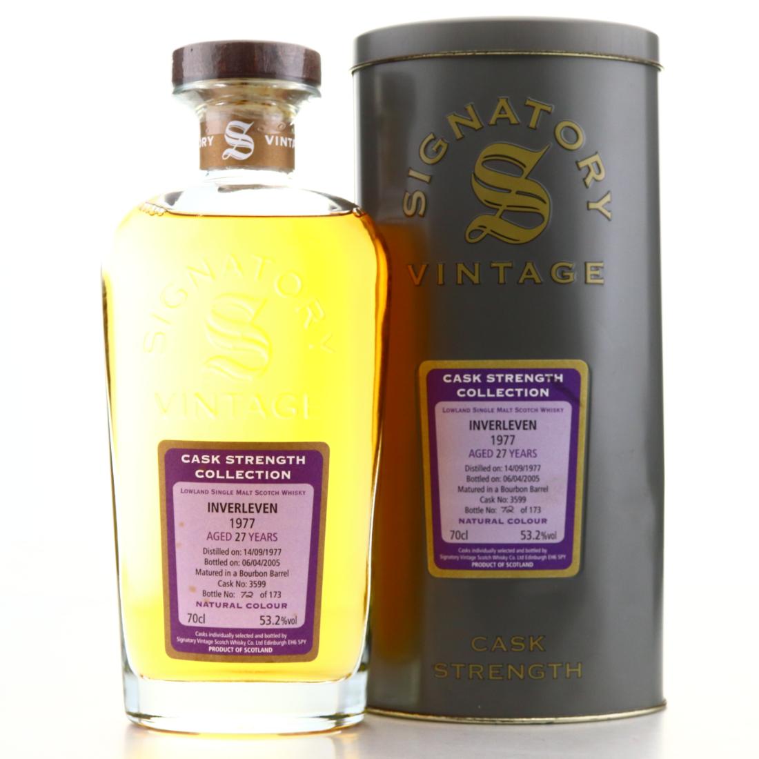 Inverleven 1977 Signatory Vintage 27 Year Old Cask Strength