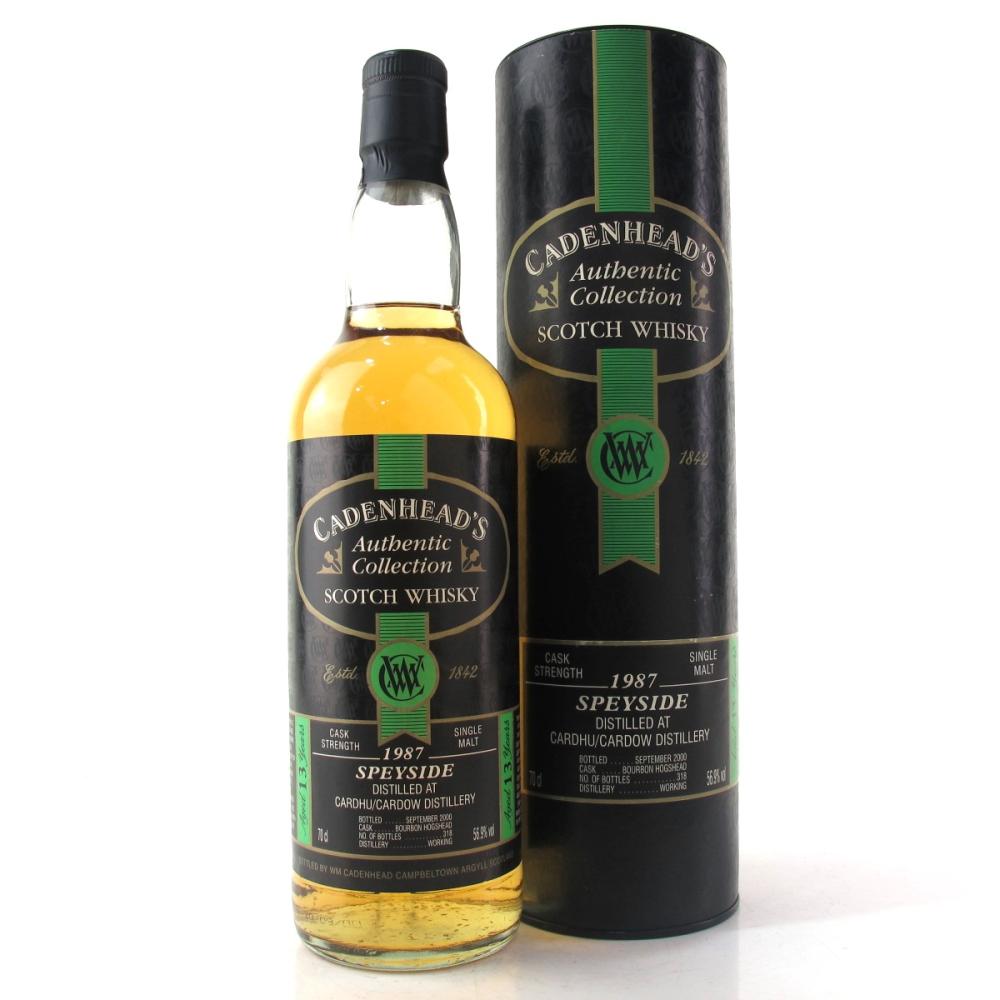Cardhu 1987 Cadenhead's 13 Year Old