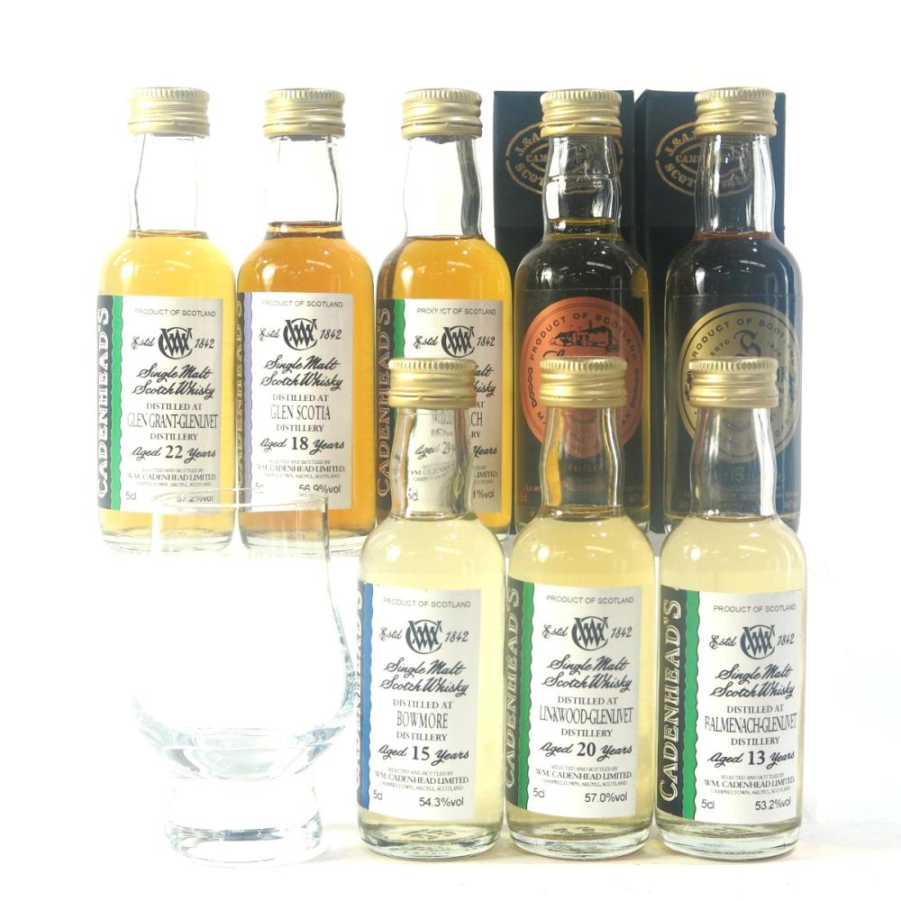 Cadenhead's Tasting Room Miniatures Gift Pack 8 x 5cl / with Glass