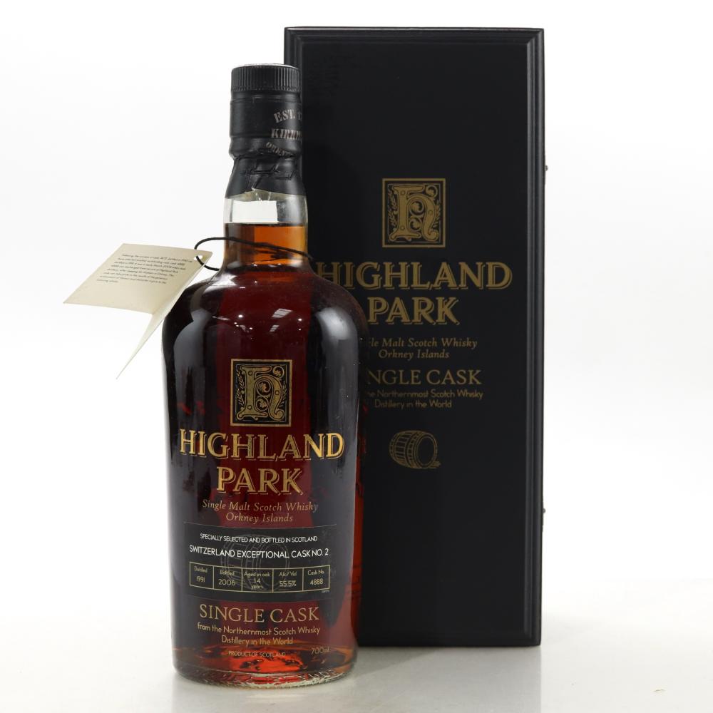Highland Park 1991 Single Cask #4888 14 Year Old / Switzerland Exceptional Cask No.2