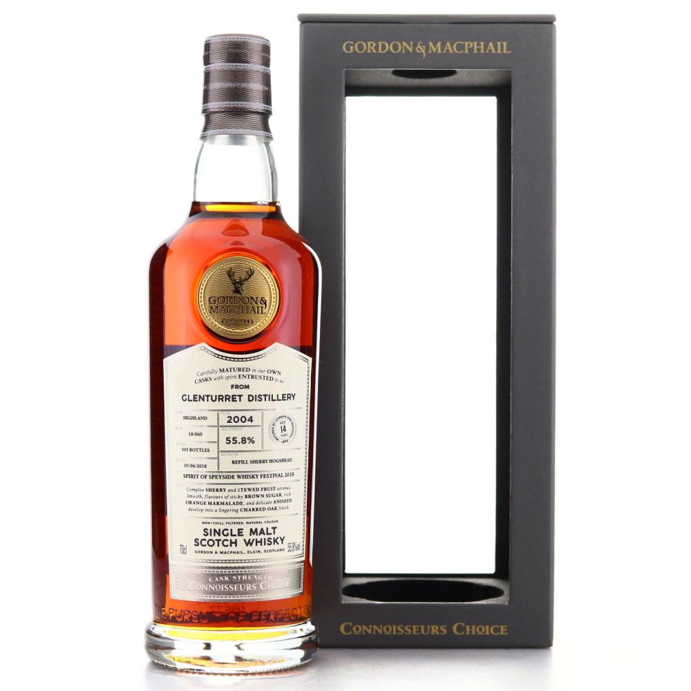 Glenturret 2004 Gordon and MacPhail 14 Year Old Batch #18/060 / Spirit of Speyside 2018