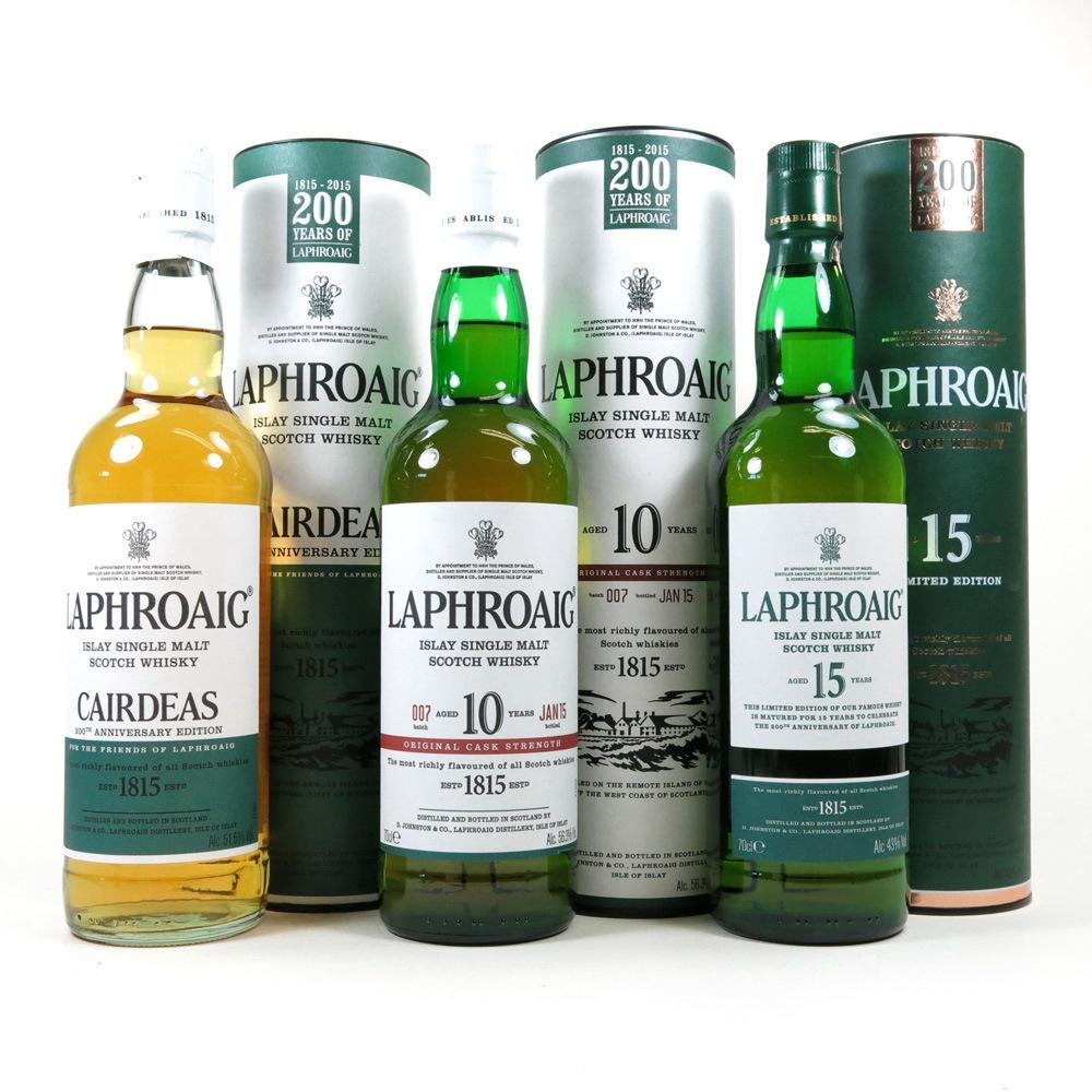 Laphroaig 200th Anniversary Selection 3 x 70cl