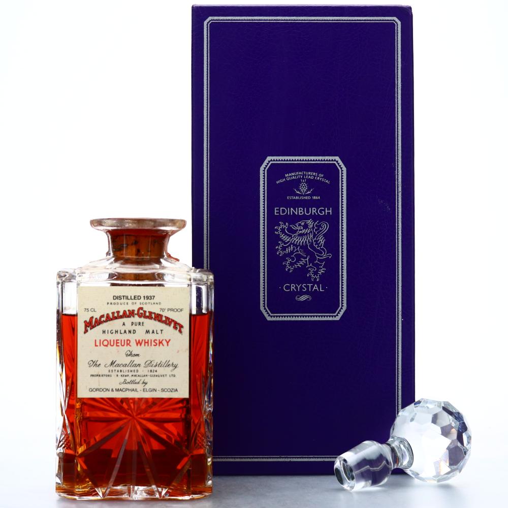 Macallan 1937 Gordon and MacPhail Decanter