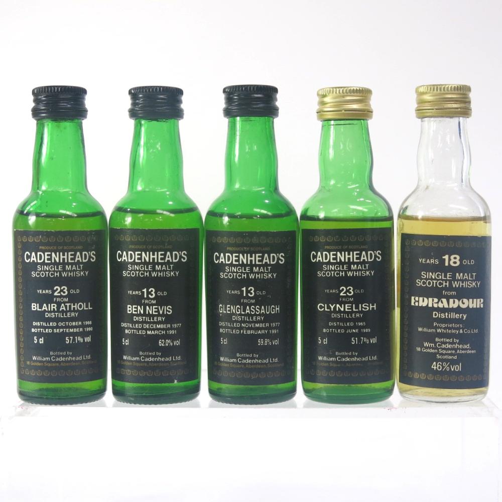 Cadenhead's Highland Miniature Selection 5 x 5cl / Including Clynelish 1965