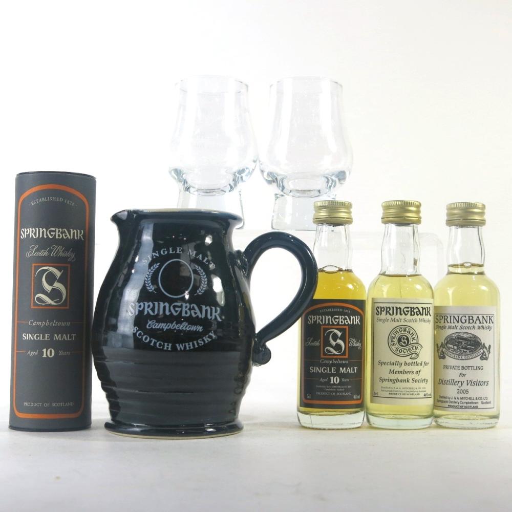 Springbank Miniature Selection 3 x 5cl / including Mini Jug and Glasses