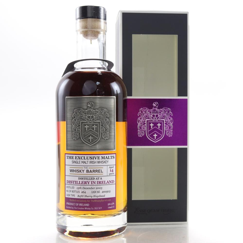 Irish Single Malt 2003 The Creative Whisky Co 14 Year Old / The Whisky Barrel