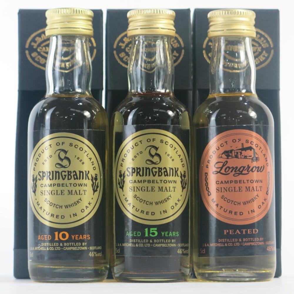 Springbank / Longrow Miniature Selection 3 x 5cl