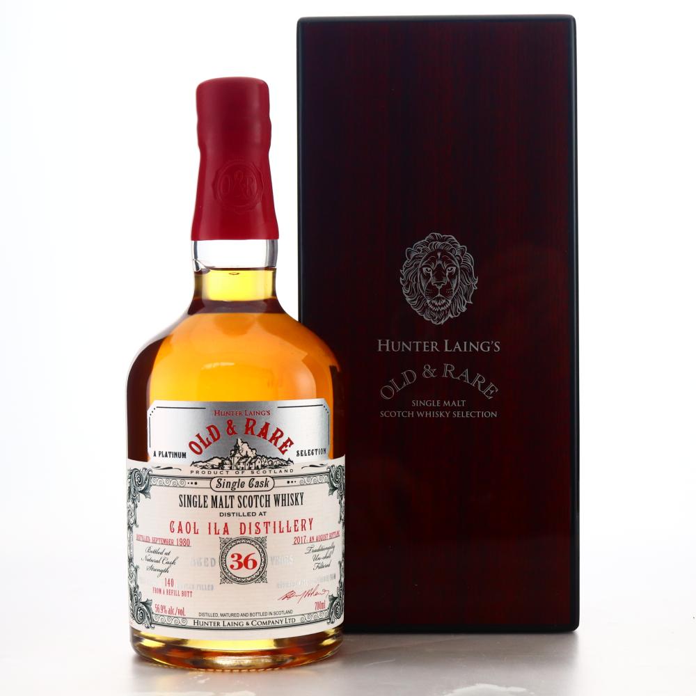 Caol Ila 1980 Hunter Laing 36 Year Old / Old and Rare
