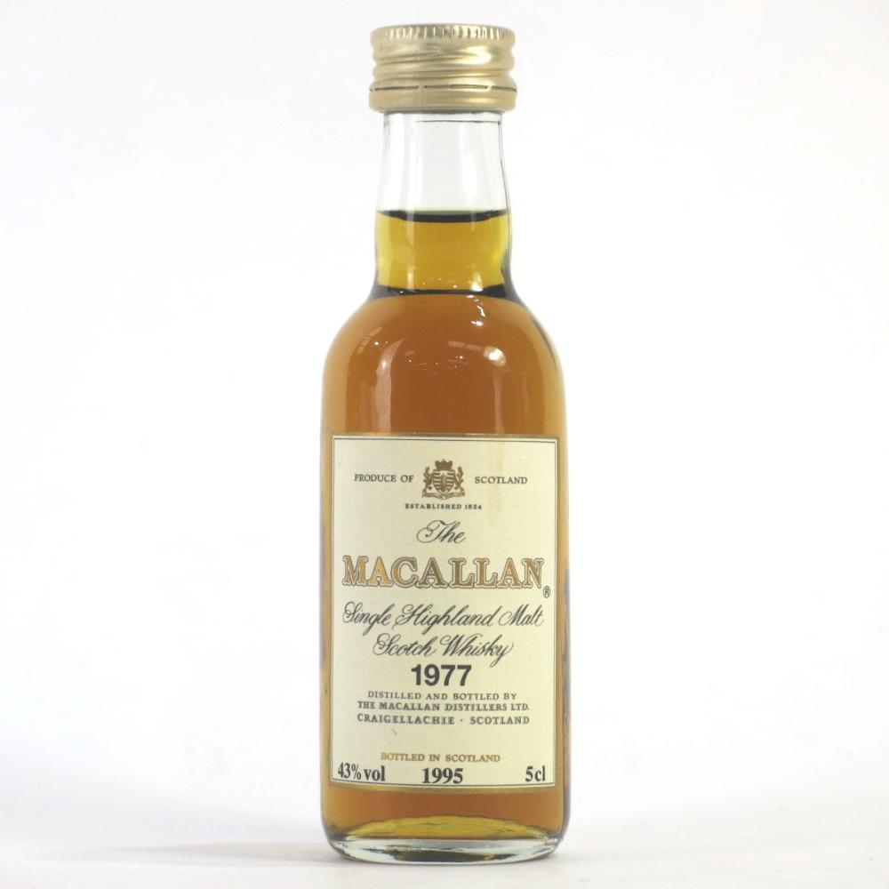 Macallan 18 Year Old 1977 Miniature 5cl