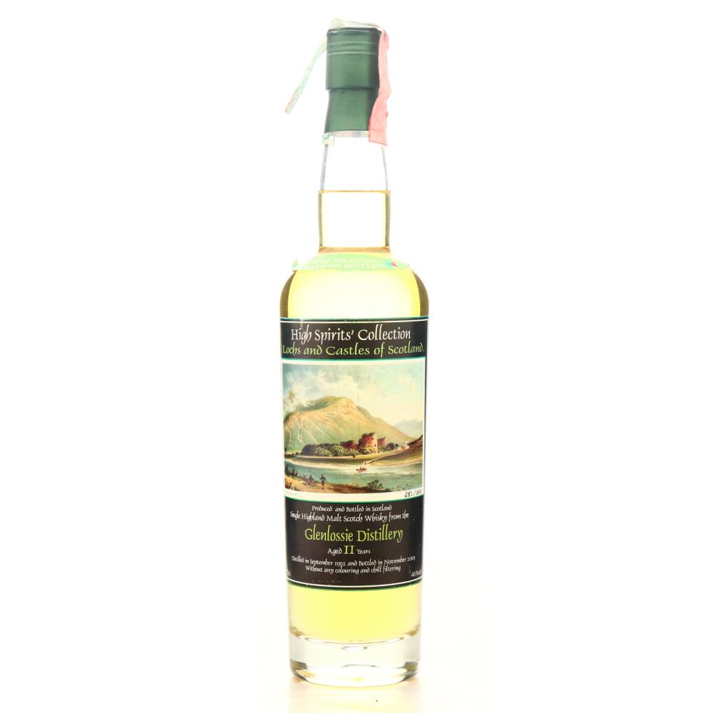 Glenlossie 1992 High Spirits 11 Year Old / Lochs and Castles