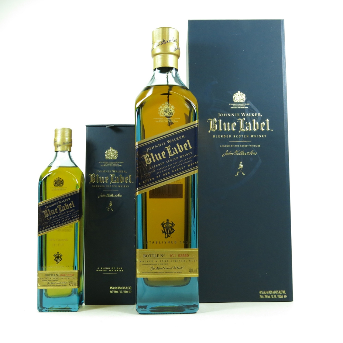 Johnnie Walker Blue Label and 20cl